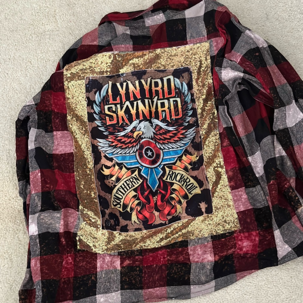 Red patch flannel